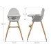 Стілець для годування Kinderkraft 2 в 1 Fini 2 Grey (5902533924509)