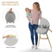 Стілець для годування Kinderkraft 2 в 1 Fini 2 Grey (5902533924509)