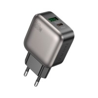 Зарядний пристрій BOROFONE BAS54A Absolute 1xUSB-C PD20W + 1xUSB QC3.0 Black (6941991116209)