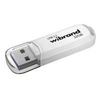 USB флеш накопичувач Wibrand 32GB Marten White USB 3.2 Gen 1 (USB 3.0) (WI3.2/MA32P10W)