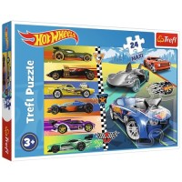Пазл Trefl Maxi Hot Wheels Швидкі машинки 24 елемента (5900511143621)
