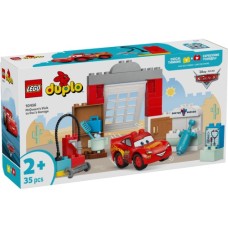Конструктор LEGO DUPLO Disney та Pixar Тачки Візит МакКвіна в гараж Дока (10456)