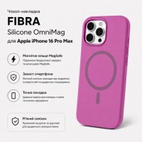 Чохол до мобільного телефона BeCover FIBRA Silicone OmniMag Apple iPhone 16 Pro Max Purple (716240)
