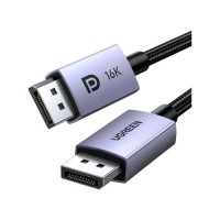 Кабель мультимедійний DisplayPort M to DisplayPort M 1.0m 16K DP118 black Ugreen (15383)