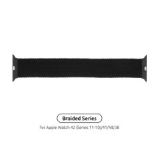 Ремінець до смарт-годинника Armorstandart Braided Solo Loop для Apple Watch 42 (Series 11-10)/41/40/38 Charcoal Size 4 (132 mm) (ARM58061)