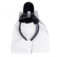 Дитячий обруч для волосся YES! Fun Хелловін Капелюшок з вуаллю (974515)