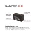Батарея до ДБЖ EMOS B9674 AGM 12V 7,2Ah fast 6,3mm (B9674)
