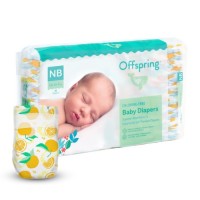 Підгузки Offspring Tangy Orange розмір NB до 4 кг 56 шт (DP-OI-FAT-NB56P-TGYORN)