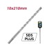Бур Deli Sds Plus D10 x 210 мм (EDH-Y10210)