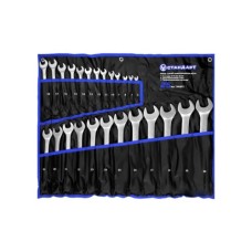 Ключ Стандарт ріжково-накидний 25 шт. (6-32 мм) у чохлі (NKK25ST-S)