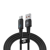 Дата кабель USB 2.0 AM to USB-C 1.2m 66W black Armorstandart (ARM75867)
