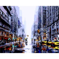 Картина по номерам ZiBi Нью-Йоркське таксі 40*50 см ART Line (ZB.64184)