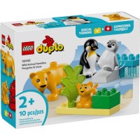 Конструктор LEGO DUPLO Town Сімейства диких тварин: Пінгвіни та Леви (10442)