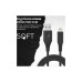 Дата кабель USB 2.0 AM to Lightning 1.2m 2.4A black Promate (powerlink-ai120.black)