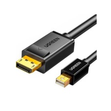 Кабель мультимедійний miniDisplayPort M to DisplayPort M 1.5m MD105 black Ugreen (10477)