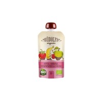 Дитяче пюре Rudolfs Смузі яблуко, банан, полуниця з вершками 110 г (4751017940945)