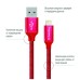 Дата кабель USB 2.0 AM to Lightning 1.0m 2.1А red ColorWay (CW-CBUL004-RD)