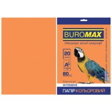 Папір Buromax А4, 80g, INTENSIVE orange, 20sh (BM.2721320-11)