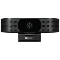 Веб-камера Sandberg Webcam Pro Elite 4K UHD (IMX258) Autofocus USB-A/USB-C Black (134-28)