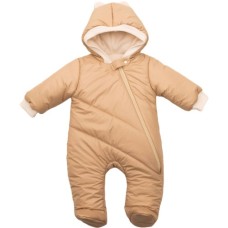 Комбінезон дитячий HAPPY TOT утеплений на блискавці (755-62-beige)