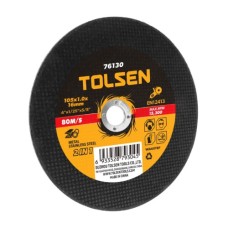 Круг відрізний Tolsen по металу/нержавійці 115х1.0*22.2мм (76132)
