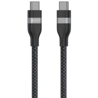 Дата кабель USB-C to USB-C 1.8m 240W upcycled-braided black Anker (A82E2H12)
