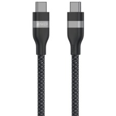 Дата кабель USB-C to USB-C 1.8m 240W upcycled-braided black Anker (A82E2H12)