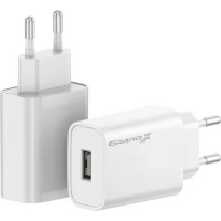 Зарядний пристрій Grand-X CH-550W Quick Charge USB QC3.0 Black (CH-550W)