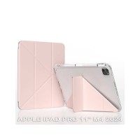 Чохол до планшета BeCover Ultra Slim Origami Transparent Apple iPad Pro 11" M4 2024 Pink (711691)