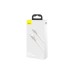 Дата кабель USB 2.0 AM to Lightning 1.0m Cafule Series Metal 2.4A White Baseus (CALJK-A02)