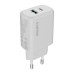 Зарядний пристрій Canyon OnCharge 200 20W 1xPD 1xQC EU White (CNE-CHA200-21)