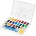 Олійні фарби Faber-Castell Watercolors in Pans, 24 кольори + ручка-пензлик з контейнером для води (169724) (30757)