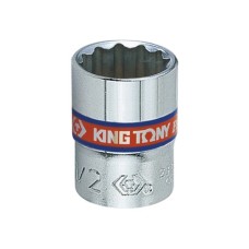 Головка торцева KING TONY 1/4" 9/32" 12-гранна дюймова (233009S)