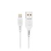 Зарядний пристрій Denmen 1xUSB 2.4A + cable USB to Lightning white (DC01L-WH)
