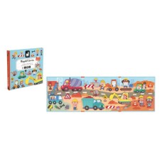 Розвиваюча іграшка Janod Магнітні історії Будівельний майданчик 30 елементів (J05454)