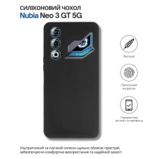 Чохол до мобільного телефона BeCover Silicone Nubia Neo 3 GT 5G Black (714692)