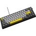 Клавіатура Ajazz AK650 Moon Yellow Switch USB UA Black/Grey/Yellow (AK650-MY-GWY)