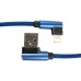 Дата кабель USB 2.0 AM to Lightning 0.25m blue Dengos (NTK-L-UG-SHRT-SET-BLUE)