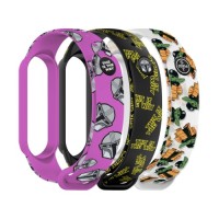Ремінець до фітнес браслета Armorstandart комплект 3шт Xiaomi Mi Band 7/6/5 TW (ARM77066)