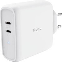 Зарядний пристрій Trust Maxo 65W 2xUSB-C PD white (25381_TRUST)