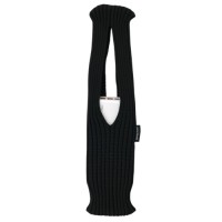 Чохол до мобільного телефона BeCover Knit Pocket universal Black (715158)