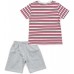 Набір дитячого одягу Breeze в смужку (15997-98B-red)