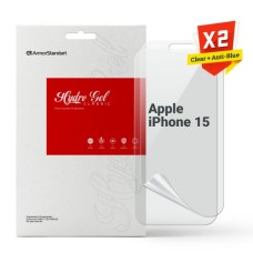 Плівка захисна Armorstandart Kit Clear + Anti-Blue Apple iPhone 15 (ARM80677)