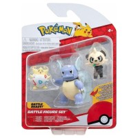 Фігурка Pokemon набір W17 - Тогепі, Панчам, Вартортл (PKW3051)