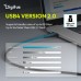 Дата кабель USB-C to USB-C 1.0m USB4 2.0 80G 240W 16K silicone black Digitus (AK-300350-010-S)