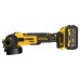 Шліфувальна машина DeWALT 18В XR Li-lon FLEXVOLT, 6Ah, 125 мм, 9000 об/хв, вага 1.81 кг (DCG409T1)