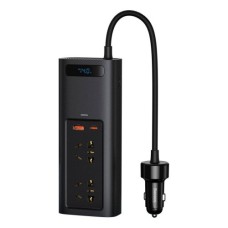Автомобільний інвертор 12V/220V 150W In-car Inverter, USB, Type-C, 0.4m Baseus (CRNBQ-A01)