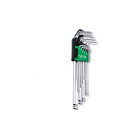 Ключ Toptul шестигранний дюймовий з кулею 1/16"-3/8" 9шт. (GBAL0901)