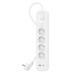 Мережевий фільтр живлення Belkin 4хТипF, 16А, USB-A/USB-C 18Вт, 2м (SRB001VF2M-V2)