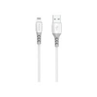 Дата кабель USB 2.0 AM to Lightning 1.0m PD-B51i White Proda (PD-B51i-WH)